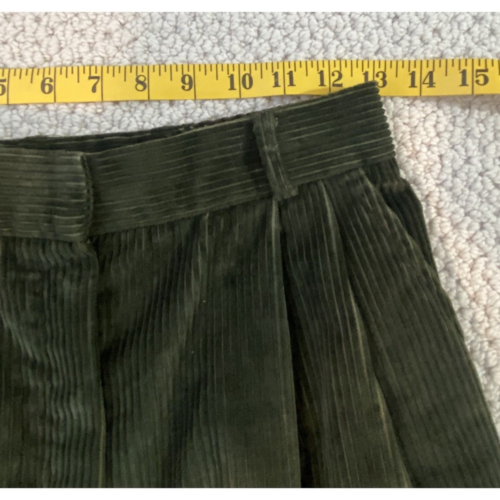VINTAGE Cords by Doncaster. 100% cotton, Olive color. MADE IN THE USA. Size 6 - Picture 5 of 7